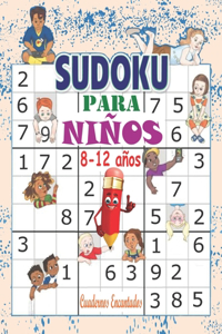 Sudoku para niños 8-12 años: Libro sudokus faciles 9x9: 100 Sudokus para niños - con soluciones; sudokus faciles y grandes, libro sudokus niños, libro sudokus numeri, sudokus ni