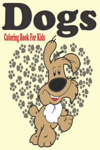 Dogs Coloring Book For Kids