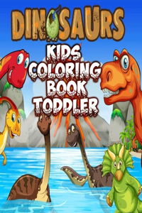 Dinosaur Kids Coloring Book Toddler