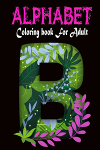 Alphabet Coloring Book For Adult