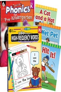 Learn-At-Home: Phonics Pre-K Learning Bundle (2): 5-Book Set