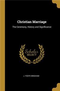 Christian Marriage