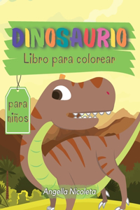 Dinosaurio Libro para colorear para niños