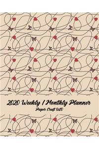 2020 Weekly / Monthly Planner 8x10