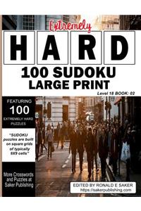 Extremely Hard Sudoku Large Print