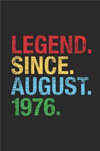 Legend Since August 1976