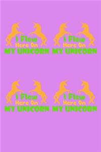 I Flew Here On My Unicorn