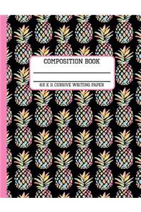 Composition Book Cursive Writing Paper