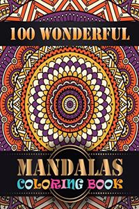 100 Wonderful Mandalas Coloring Book