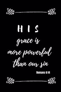 HIS grace is more powerfull than our sin - Romans 6