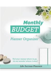 Monthly budget planner organizer