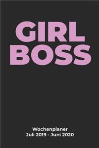 GIRL BOSS Wochenplaner Juli 2019 - Juni 2020