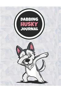 Dabbing Husky Journal