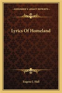 Lyrics of Homeland