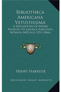 Bibliotheca Americana Vetustissima
