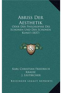 Abriss Der Aesthetik