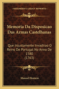 Memoria Da Disposicao Das Armas Castelhanas
