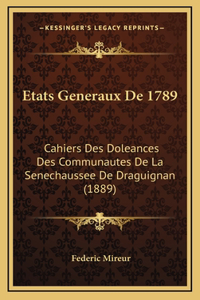 Etats Generaux De 1789