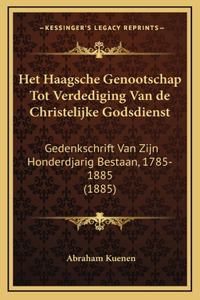 Het Haagsche Genootschap Tot Verdediging Van de Christelijke Godsdienst
