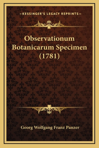 Observationum Botanicarum Specimen (1781)