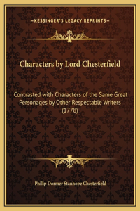 Characters by Lord Chesterfield