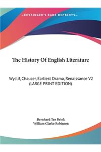 The History of English Literature