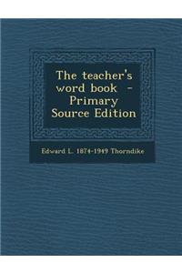 Teacher's Word Book