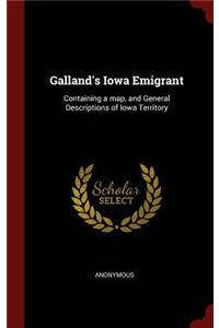 Galland's Iowa Emigrant