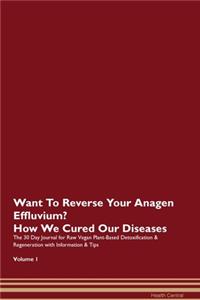 Want To Reverse Your Anagen Effluvium? How We Cured Our Diseases. The 30 Day Journal for Raw Vegan Plant-Based Detoxification & Regeneration with Information & Tips Volume 1
