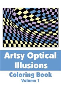 Artsy Optical Illusions Coloring Book