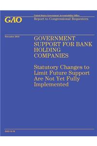 Government Support for Bank Holding Companies