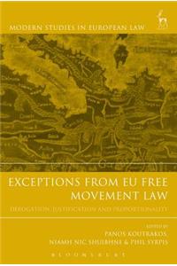 Exceptions from EU Free Movement Law