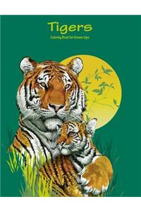 Tigers Coloring Book for Grown-Ups 1