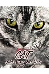 Cat: Adults Coloring Book Vol.16: An Adult Coloring Book of Cats in a Variety of Styles