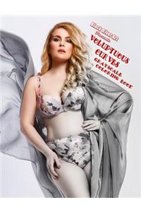 Voluptuous Curves Grayscale Coloring Book