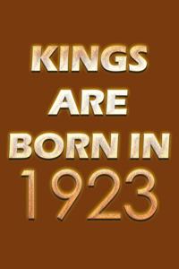 Kings Are Born In 1923 Notebook