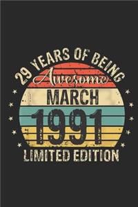 Born March 1991 Limited Edition Bday Gifts