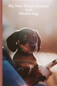 My New Puppy Journal And Health Log