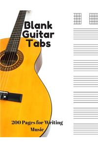 Blank Guitar Tabs