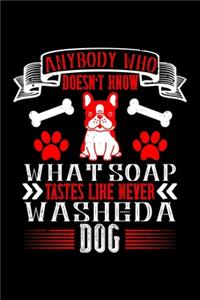 Anybody Who Doesn't Know What Soap Tastes Like Never Washed A Dog