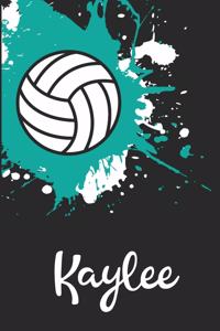 Kaylee Volleyball Notebook