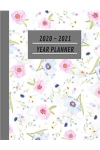 2020 - 2021 Year Planner
