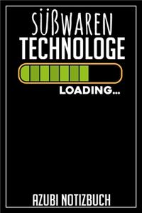 Süßwaren Technologe Loading... Azubi Notizbuch