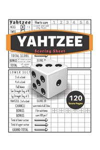 Yahtzee Scoring Sheet