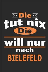 Die tut nix Die will nur nach Bielefeld