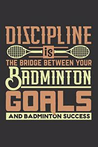 Discipline Is The Bridge Between Your Badminton Goals And Badminton Success