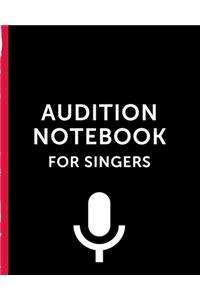 Audition Notebook For Singers