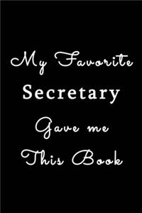 My Favorite Secretary Gave me this Book