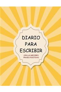 Diario Para Escribir Con Las Mejores Frases Positivas
