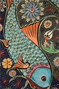 Blank Journal - Ceramic Tile Fish